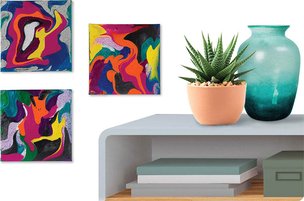 Crayola Signature PaintPour Canvas Art Crayola