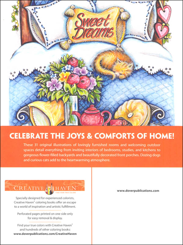 Download Home Sweet Home Coloring Book (Creative Haven) | Dover Publications | 9780486837574