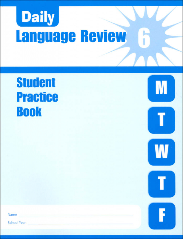 Daily Language Review Grade 6 - Individual Student Workbook