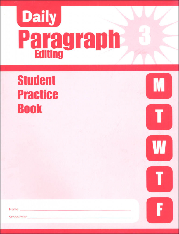 Daily Paragraph Editing Grade 3 - Individual Student Workbook
