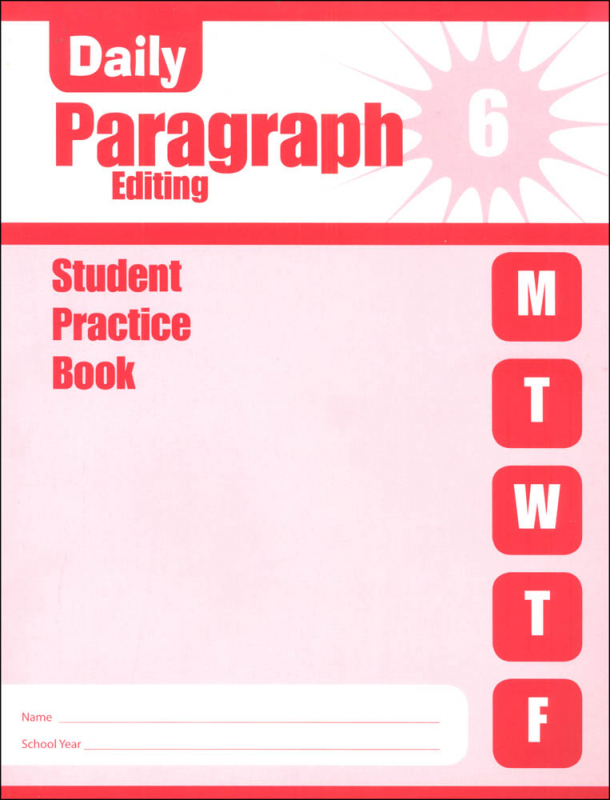 Daily Paragraph Editing Grade 6 - Individual Student Workbook