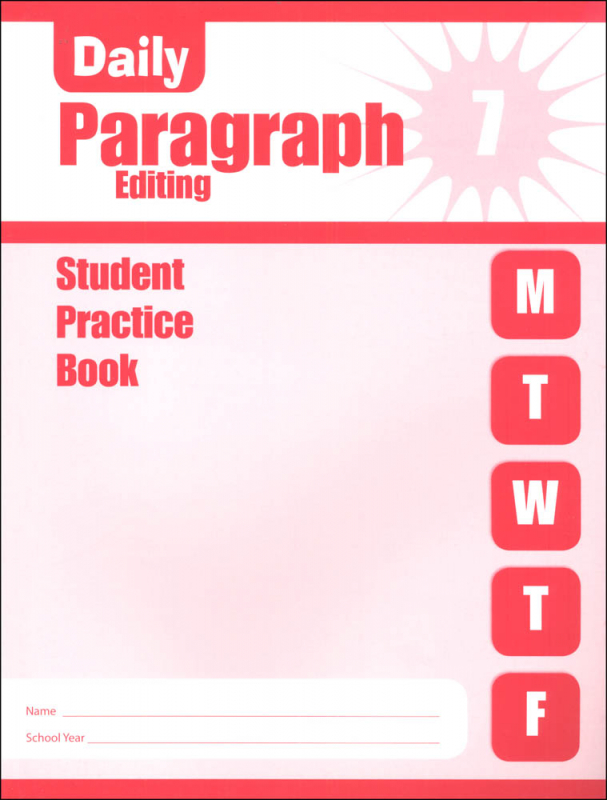 Daily Paragraph Editing Grade 7 - Individual Student Workbook