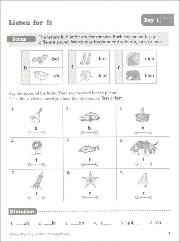 Daily Phonics Grades 4-6+ - Individual Student Workbook | Evan-Moor