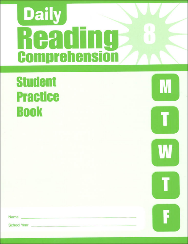 Daily Reading Comprehension Grade 8 Individual Student Workbook Daily reading comprehension grade 8 individual student workbook