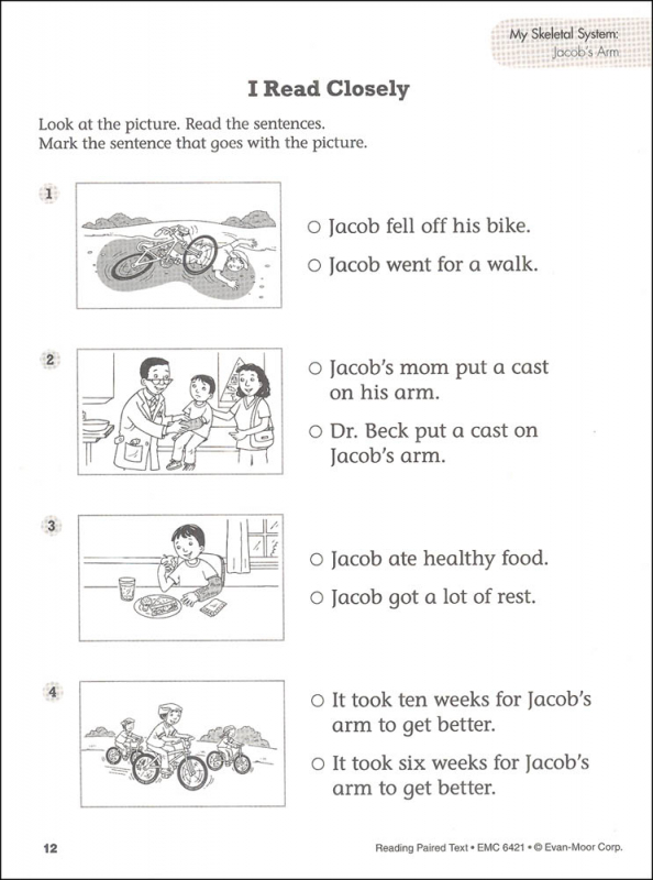 Reading Paired Text Grade 1 - Individual Student Workbook | Evan-Moor