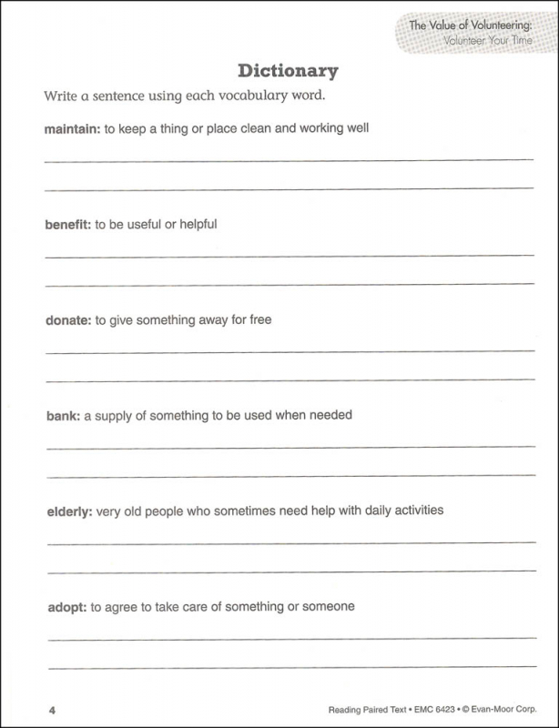 reading paired text grade 3 individual student workbook evan moor