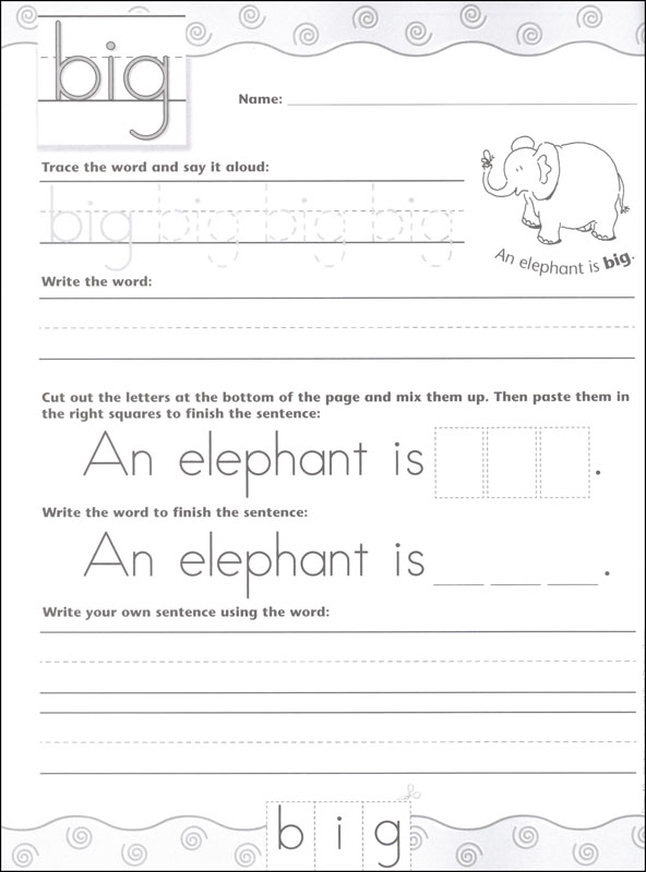 100 Write And Learn Sight Word Practice Pages Scholastic Teaching Resources