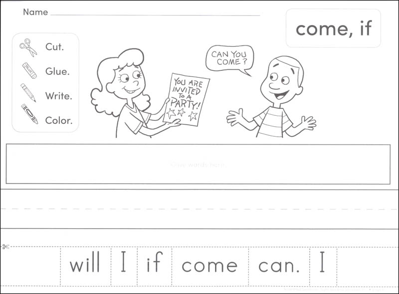 Scrambled Sentences: Sight Words | Scholastic Teaching Resources