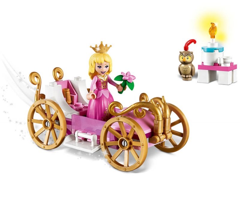 lego disney aurora's royal carriage princess building playset 43173