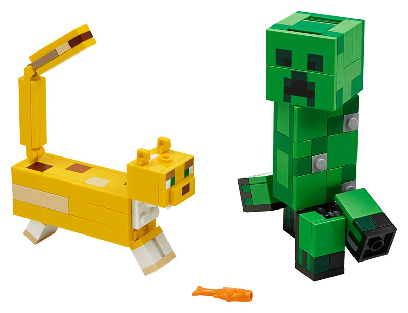 LEGO Minecraft BigFig Creeper and Ocelot (21156) | LEGO