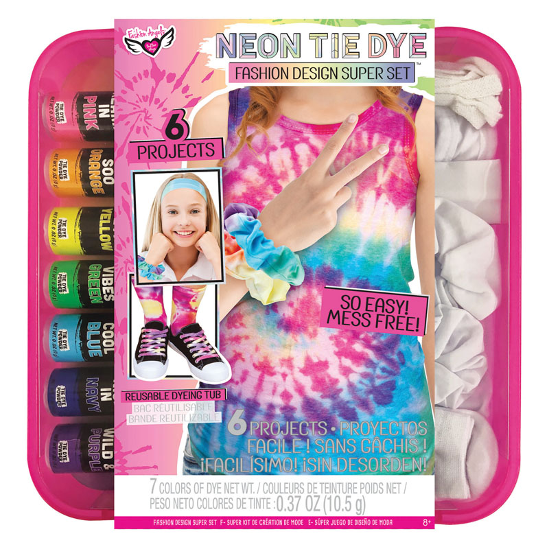 Neon Tie Dye Fashion Design Kit Best Gifts For Tween And Preteen | My ...