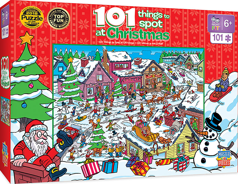 101 Things to Spot at Christmas Puzzle (101 piece)
