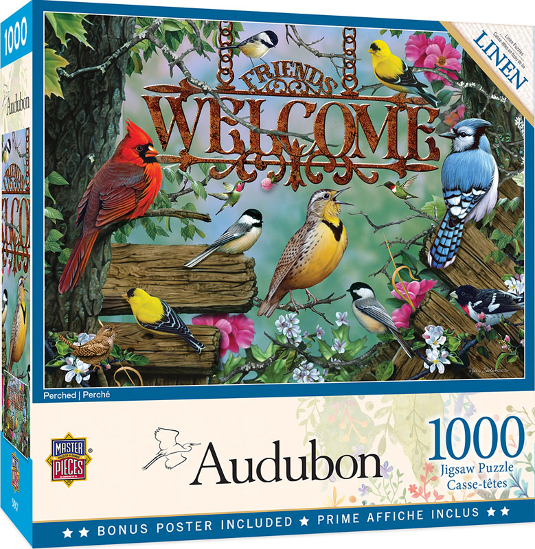 Audubon Perched Puzzle (1000 piece)