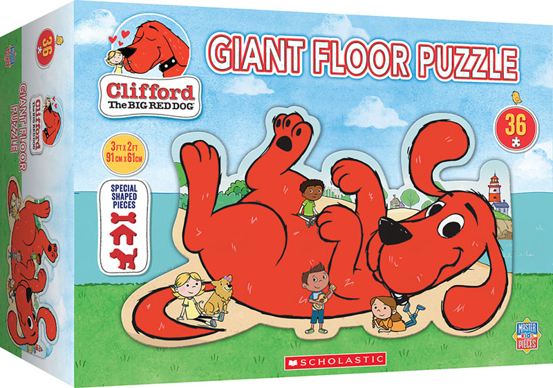Clifford at the Beach Floor Puzzle (36 piece)