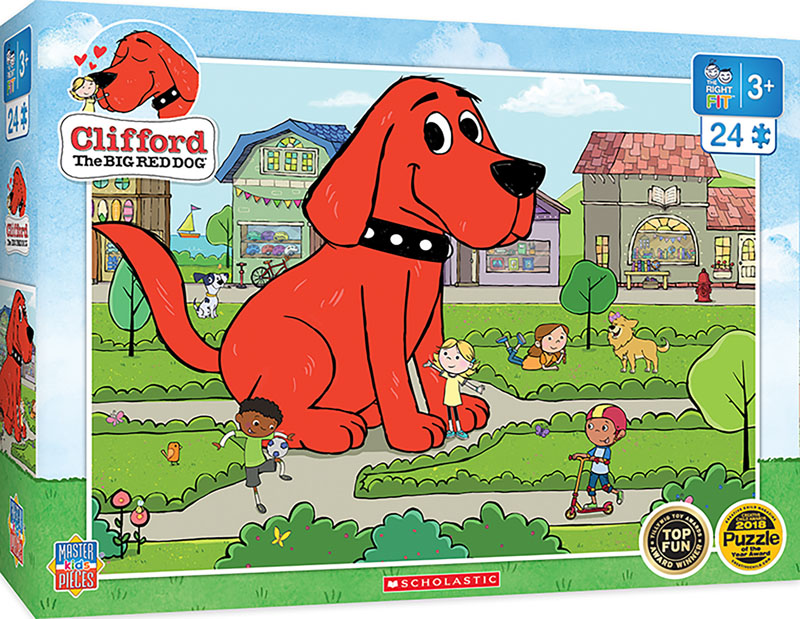 Clifford Right Fit Puzzle - Town Square (24 piece)