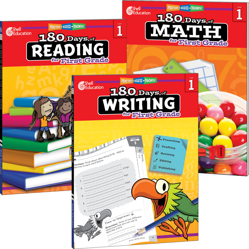 Reading, Writing, and Math Bundles Grade 1 | Shell Education ...