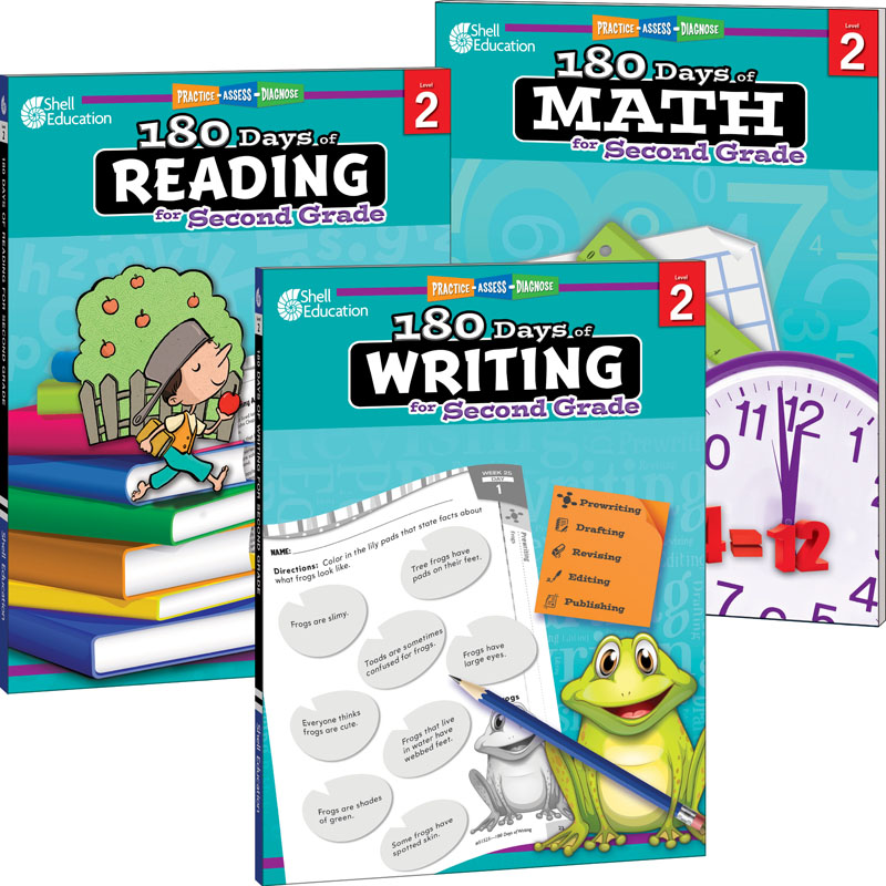 Reading, Writing, and Math Bundles Grade 2 | Shell Education ...