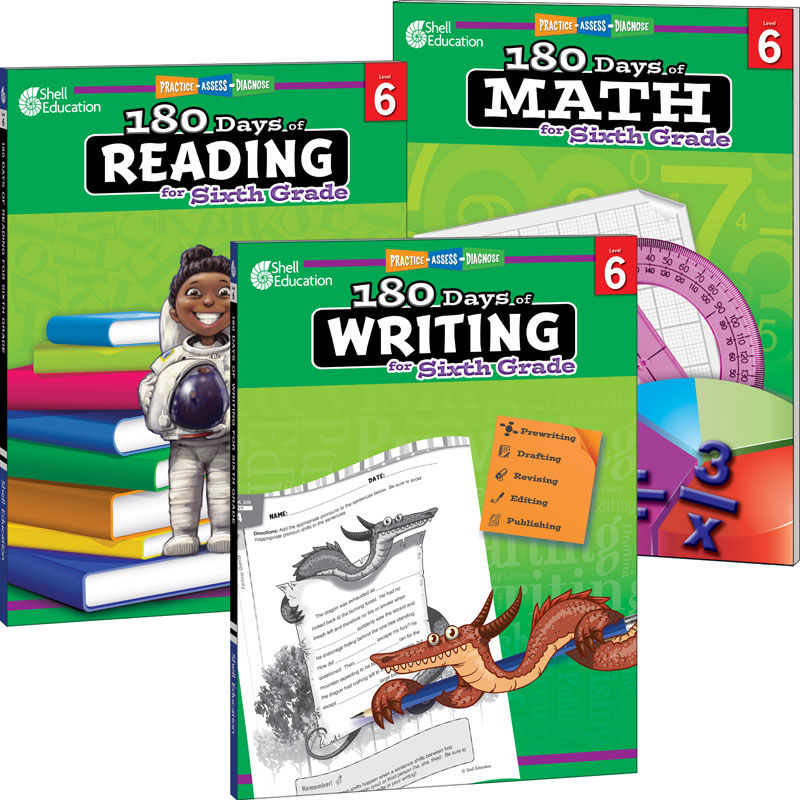 Reading, Writing, And Math Bundles Grade 6 