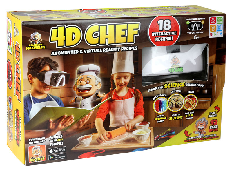 Professor Maxwell's 4d Chef Augmented Virtual Reality Science Recipes Stem Steam for sale online 