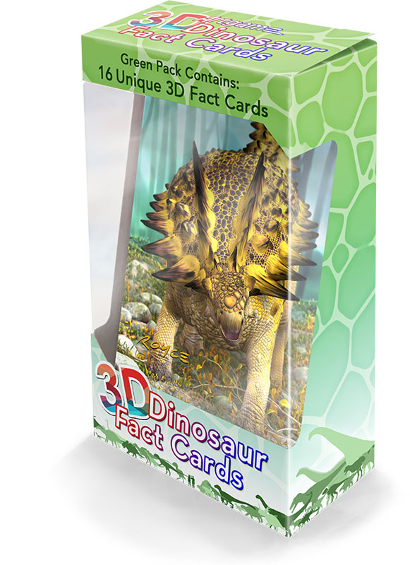 Dinosaur Facts Cards - Green Pack