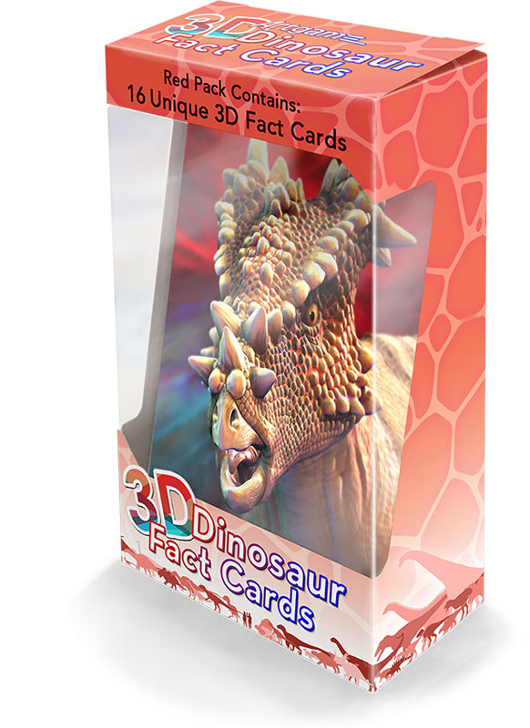 Dinosaur Facts Cards - Red Pack
