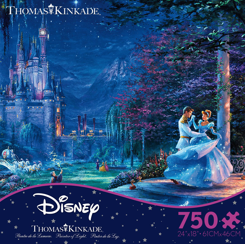 Cinderella Dancing in the Starlight Puzzle (Thomas Kinkade Disney Collection) 750 Piece