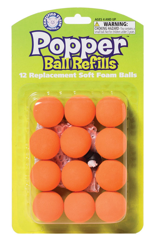 Hog Wild Orange Popper Refill Balls 