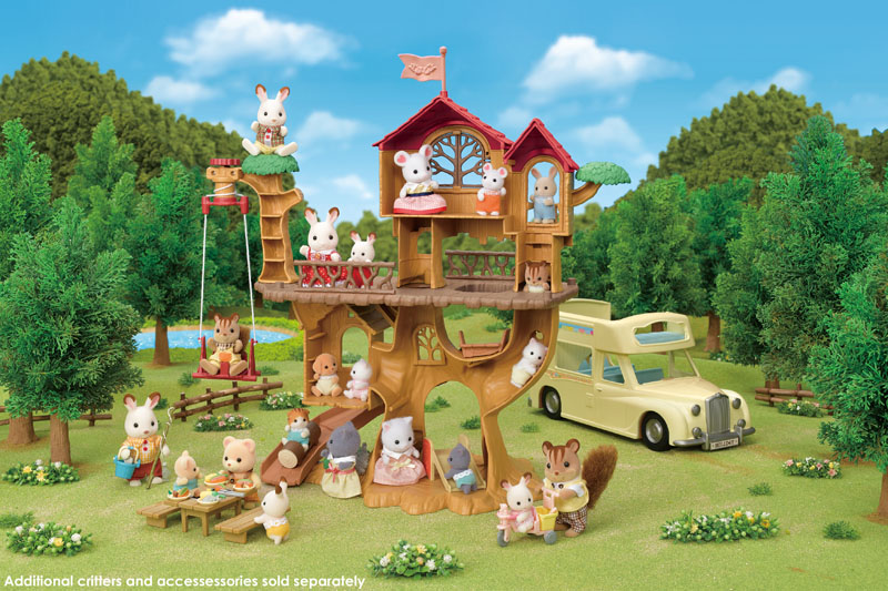 calico critters tree house gift set