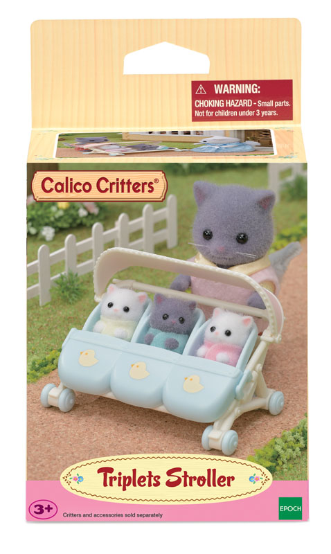 Sylvanian Families Double Baby Stroller Clearance Sale Calico Critters 