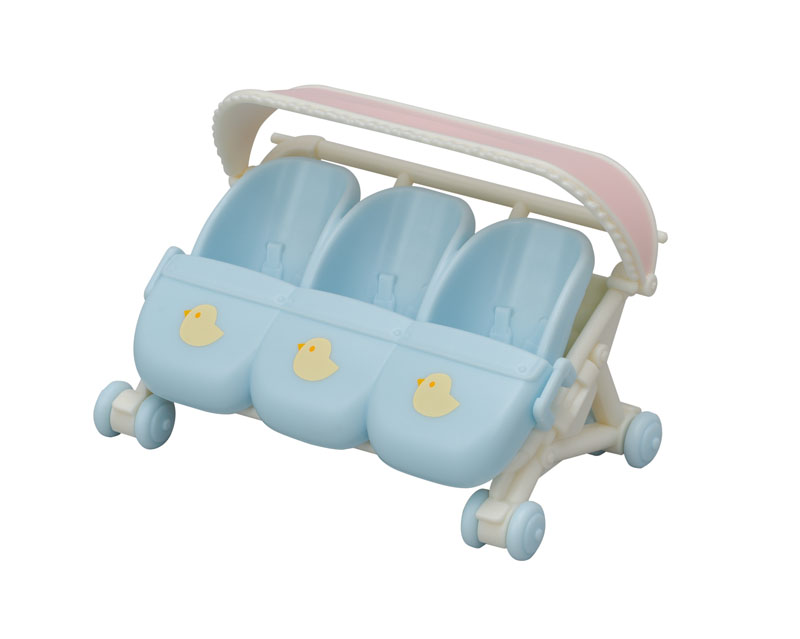 calico critters triple stroller