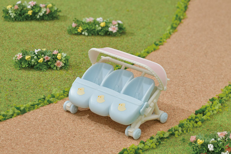 calico critters triple stroller