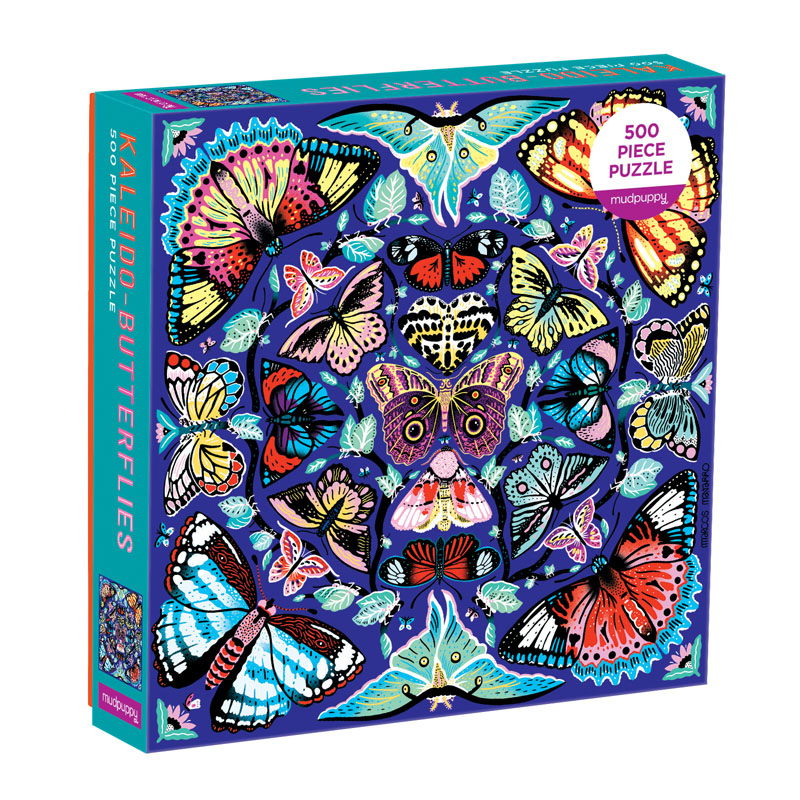 Kaleido Butterflies Family Puzzle (500 Pieces)