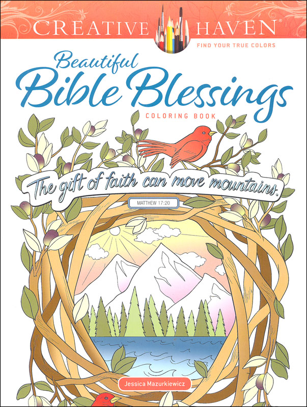 Beautiful Bible Blessings Coloring Book (Creative Haven)