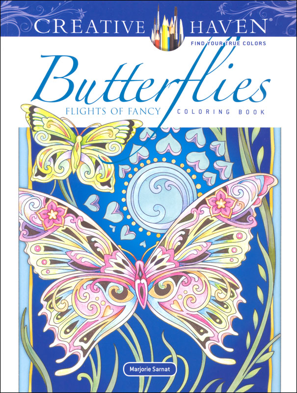 Butterflies: Flights of Fancy Coloring Book (Creative Haven)