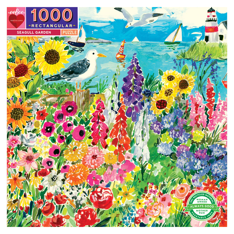 Seagull Garden Jigsaw Puzzle (1000 pieces)