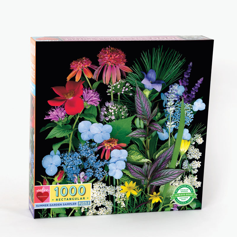 Summer Garden Sampler Jigsaw Puzzle (1000 pieces) | eeBoo
