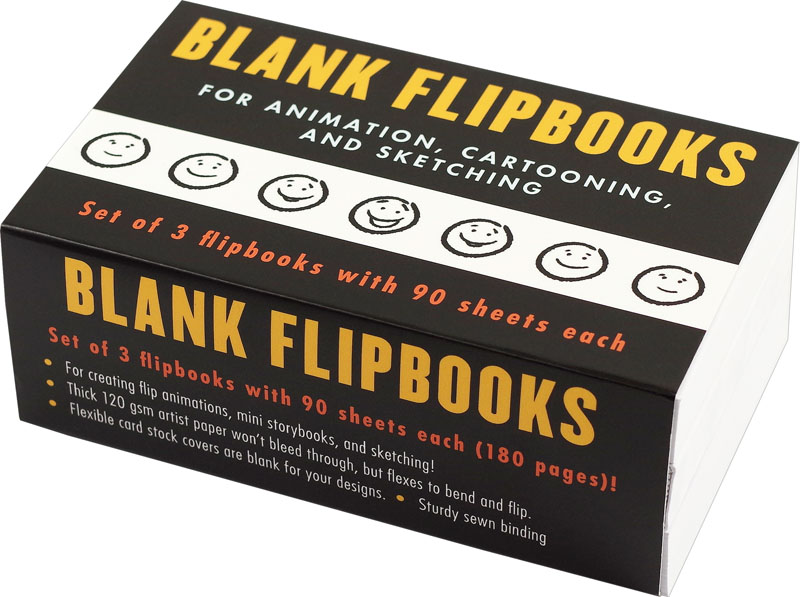 Blank Flipbooks - 3 Pack
