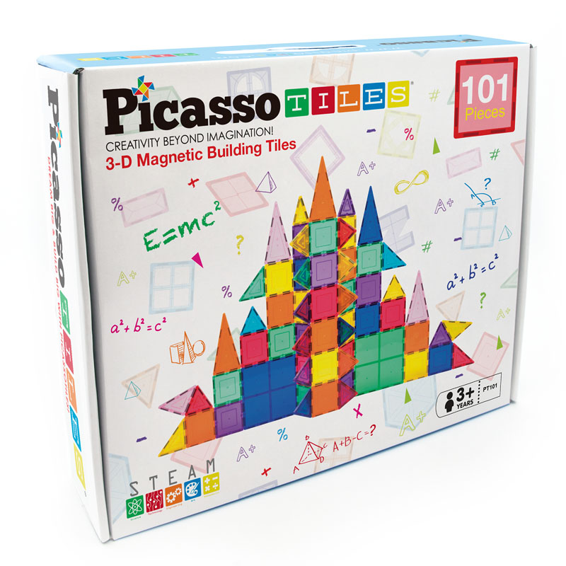 Picasso Tiles Magnet Building Tiles (101 piece set)
