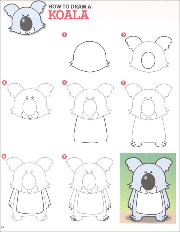 Kid's Guide to Drawing Cartoon Animals | Happy Fox Books | 9781641240321