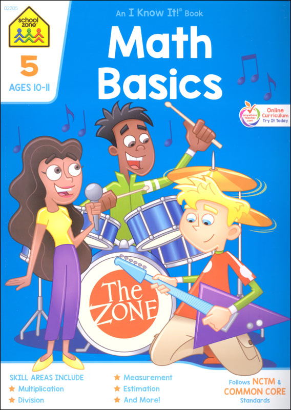 Math Basics Grade 5 Workbook