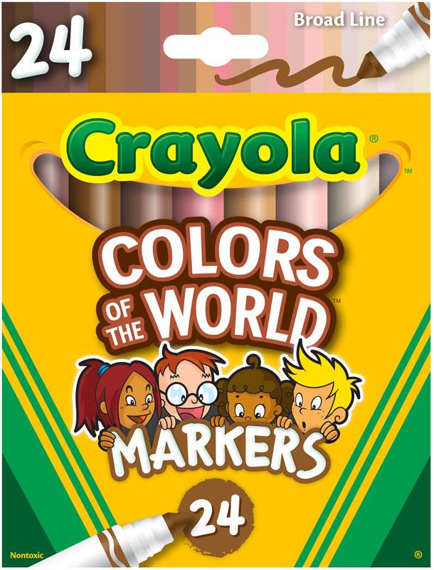 Crayola Colors of the World Markers - 24 count