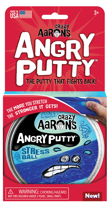 Stress Ball Putty 4" Tin (Angry Putty)