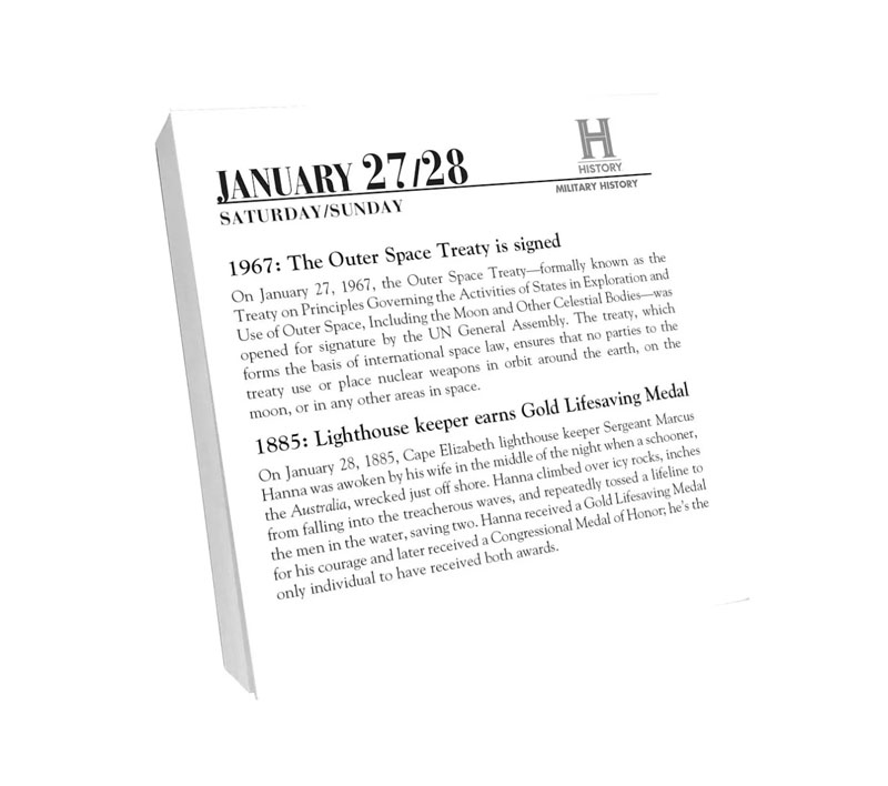 History Channel This Day in Military History 2023 Boxed Calendar