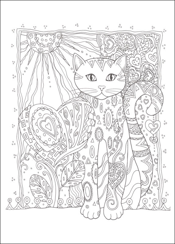 Creative Cats (Creative Haven Coloring Books) Dover Publications