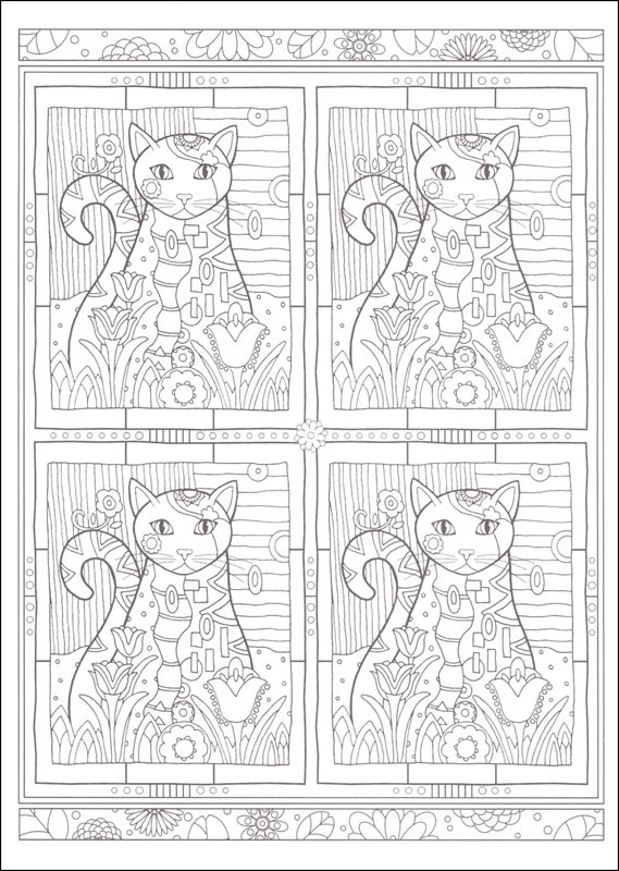 Creative Cats (Creative Haven Coloring Books) Dover Publications