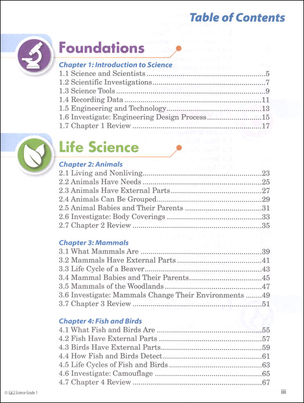 Purposeful Design Science Grade 1 Student 3rd Edition Association