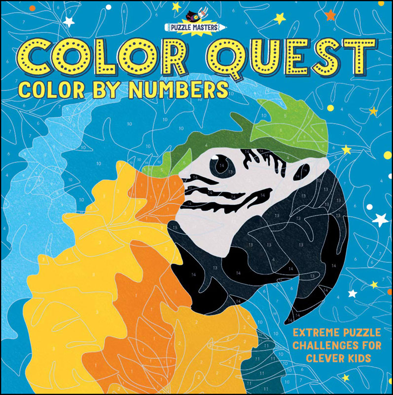 Color Quest Color by Numbers Barron's Educational Series 9781438011462