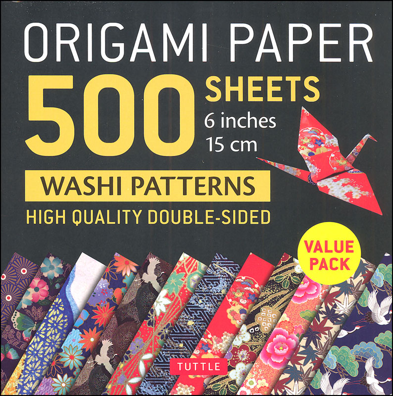 Origami Paper 500 Sheets Washi Patterns 6"