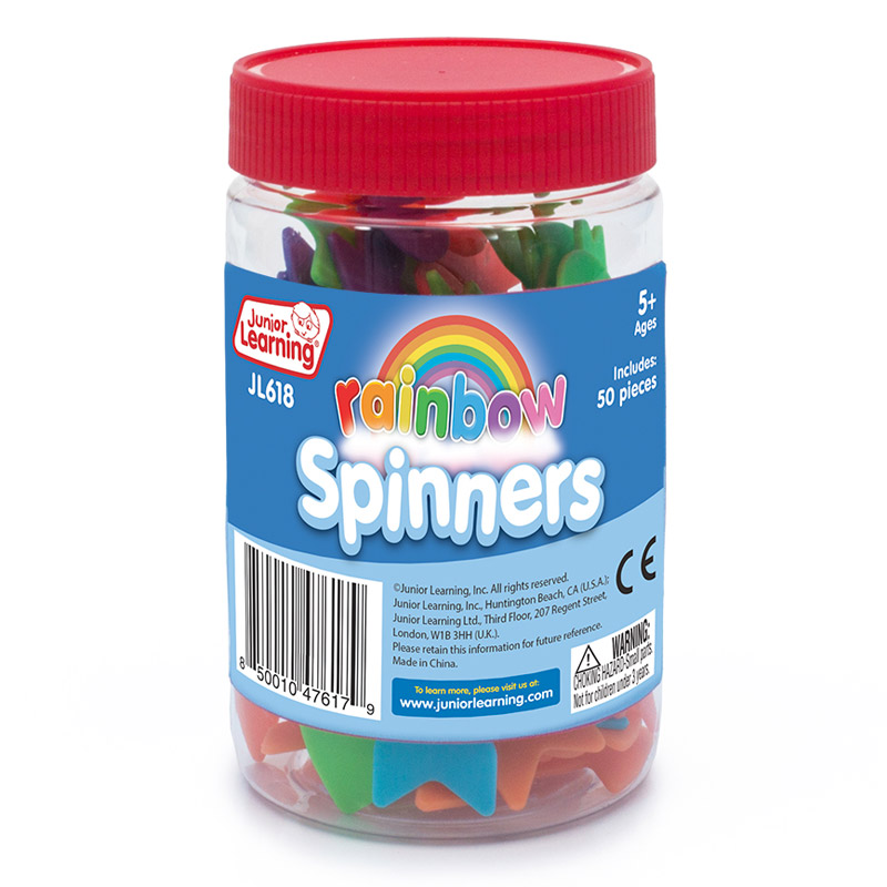 Rainbow Spinners 50 Pieces