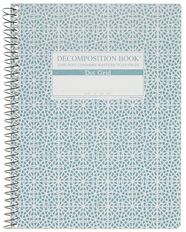 Mosaic Decomposition Dot-Grid Page Book (7.5"x 9.75")